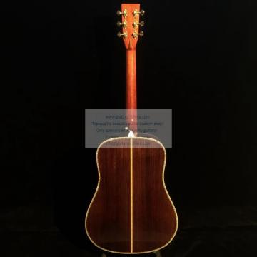 Custom lefty Martin d-45 acoustic-electric guitar natural