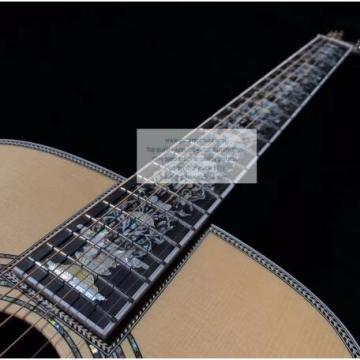 custom Martin D100 deluxe acoustic guitar
