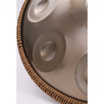 Gold Stainless Steel 9 Note D Kurd Handpan with Clear Sound