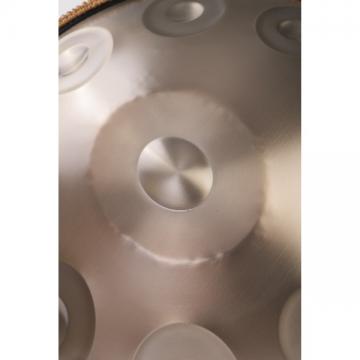 Gold Stainless Steel 9 Note D Kurd Handpan with Clear Sound