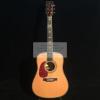 Custom lefty Martin d-45 acoustic-electric guitar natural #1 small image