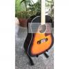 Sale custom Chibson j-45 acoustic guitar sunburst #2 small image