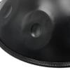 Premium 10-Note D Kurd Handpan in Black Stainless Steel
