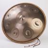 Gold Stainless Steel 9 Note D Kurd Handpan with Clear Sound