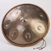 Gold Stainless Steel Handpan with 12 Notes in D Kurd Scale