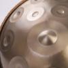 Gold Stainless Steel Handpan with 12 Notes in D Kurd Scale