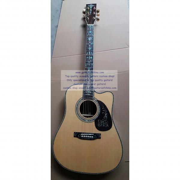 Custom Chinese Martin D45 Guitar Cutaway For Sale #1 image