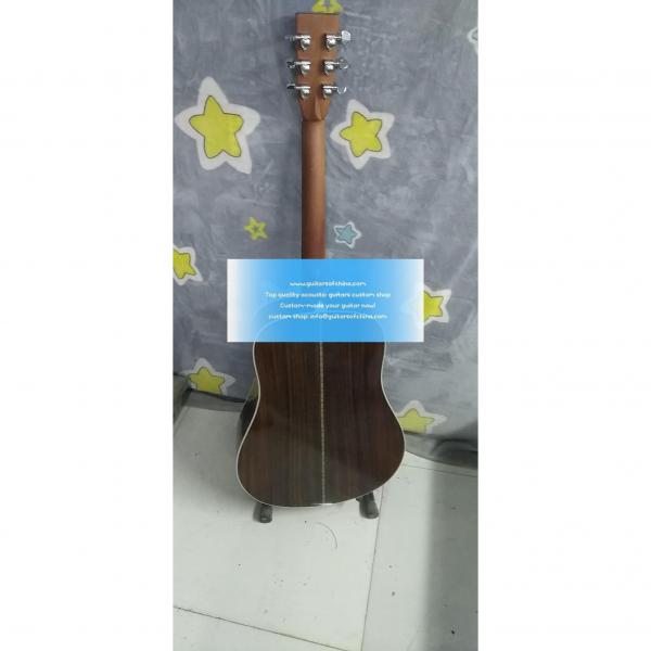Sale Custom Solid Rosewood Best Acoustic Guitar Martin D-45 Natural #2 image