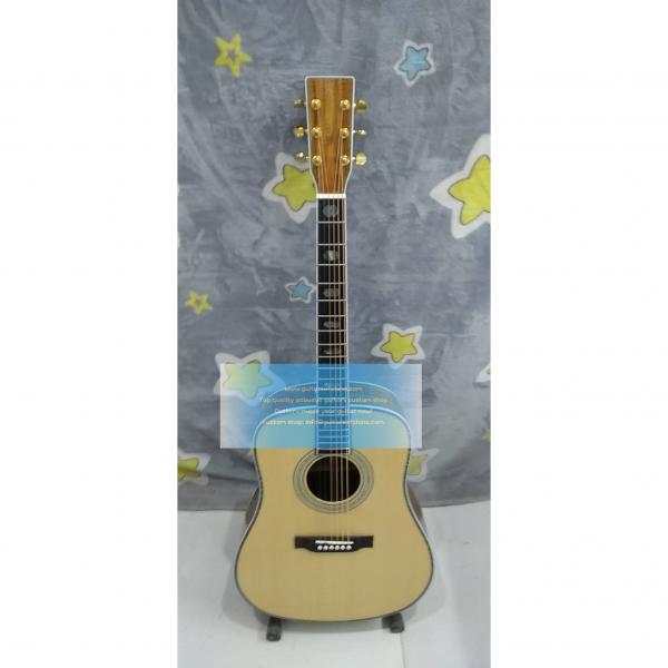 Free Shipping Custom Martin D45 Solid KOA Acoustic Electric Guitar #1 image