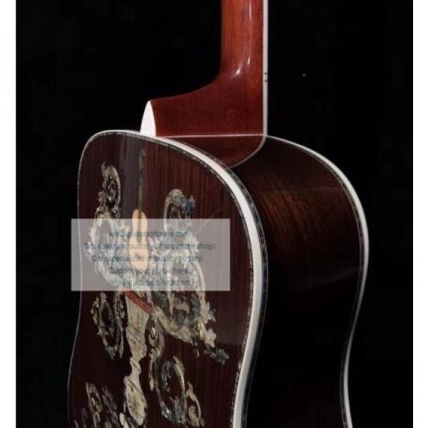 custom Martin D100 deluxe acoustic guitar #8 image