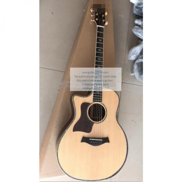 Custom Left-handed Chataylor 814ce acoustic guitar #1 image