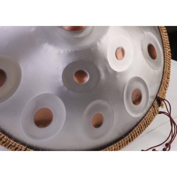 12 Note D Kurd Handpan in Exquisite Golden Eye Design #3 image