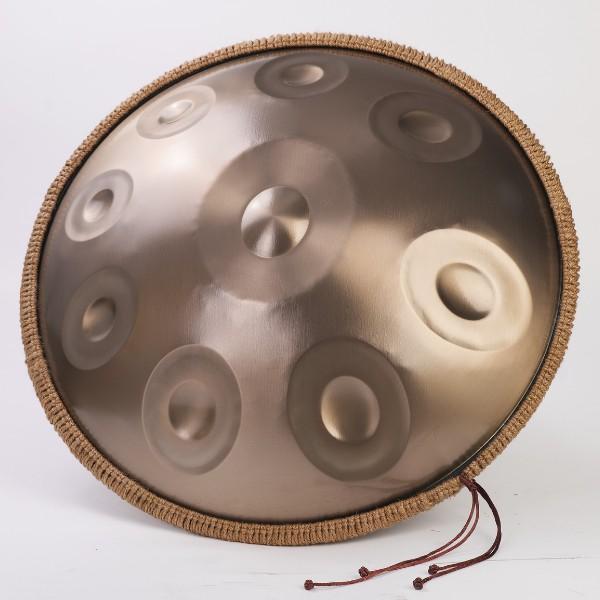 Gold Stainless Steel 9 Note D Kurd Handpan with Clear Sound #1 image