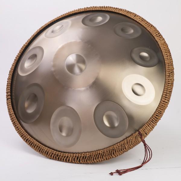 Premium 10 Note D Kurd Gold Stainless Steel Handpan Design #1 image