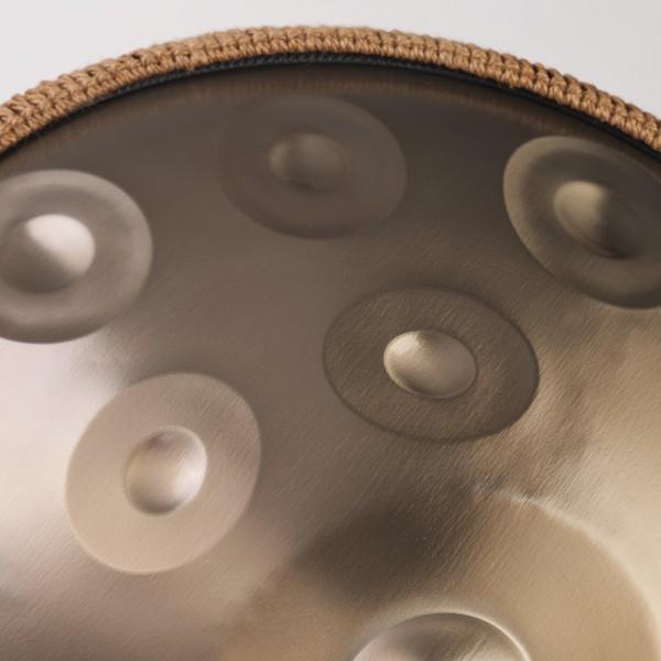 Gold Stainless Steel Handpan with 12 Notes in D Kurd Scale #3 image